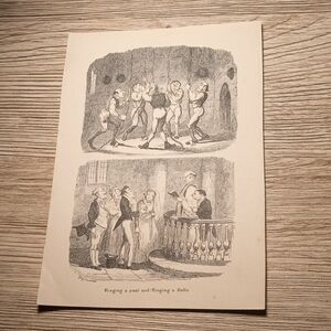 "Ringing a peal and Ringing a Belle" by illustrator George Cruikshank